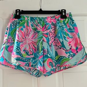 Lilly Pulitzer Ocean Trail Short Turquoise Oasis S